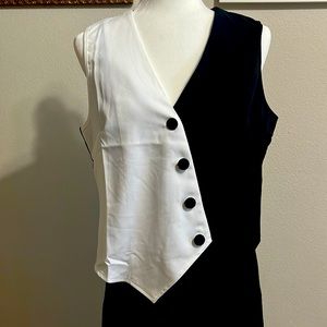 Color block vest top